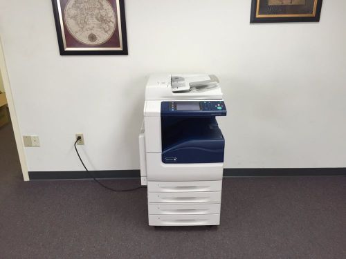 Xerox workcentre 7120 color copier machine network printer scanner fax mfp for sale