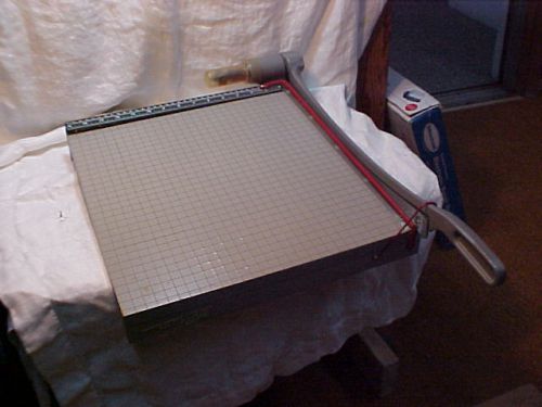 INGENTO PAPER CUTTER Guilotine Trimmer 1142 Style B 15&#034; x 15&#034; No. 5