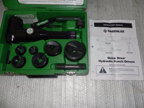 Greenlee 7906SB Quick Draw 90 Hydraulic Punch Kit 1/2&#034; to 2&#034; conduit 767,7310