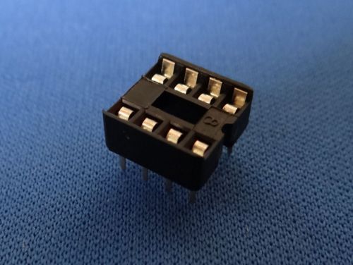 IC Sockets, 8 Pin DIP .3&#034; low profile soldertail, Quantity of 8 Sockets
