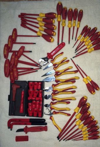 $499 wiha 32876 insulated tool set, 63-pieces, variable. $1150 new. for sale