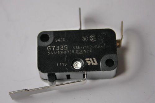 HVAC-&#034; Micro Switch-G7335 /w Paddle Type Lever-NEW (B6)