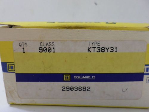 New surplus Square D 9001 KT38Y31 yellow  KT38