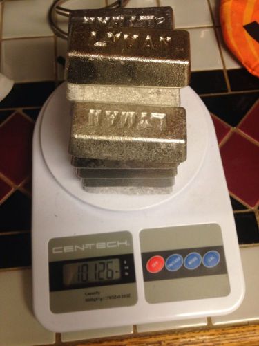 Scrap pewter ingots 10 lbs, low melting point, clean FREE ship with buy it now