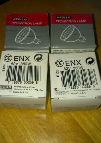 Lot of 4 Apollo Projection Lamp ENX 82V 360W