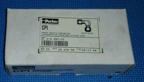 PARKER CPI  6-6 EBZ-SS (BOX OF 20)