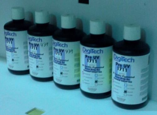DigiTech Pro UV 1711-K (Black) UV Curable Inks (5x1 litre)