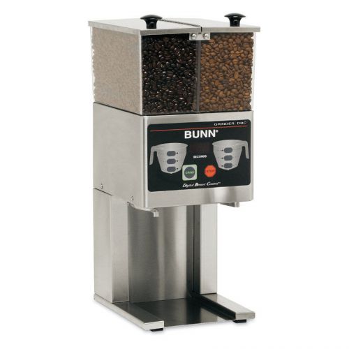 BUNN FPG-2 Dual Hopper Commercial Coffee Grinder, NEW.