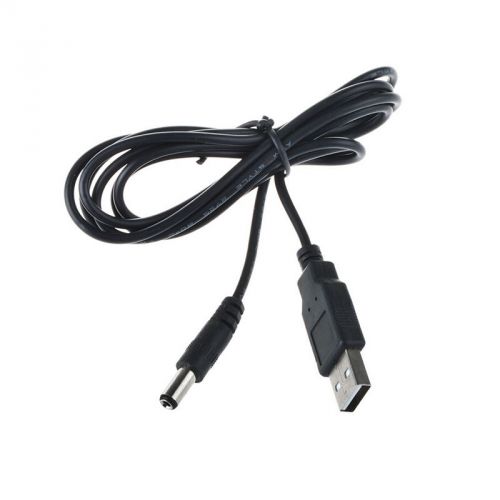 2x USB 2.0 to DC 5.5mm X2.1mm 80cm USB to Power Cord Cable MCU Power Supply MUK