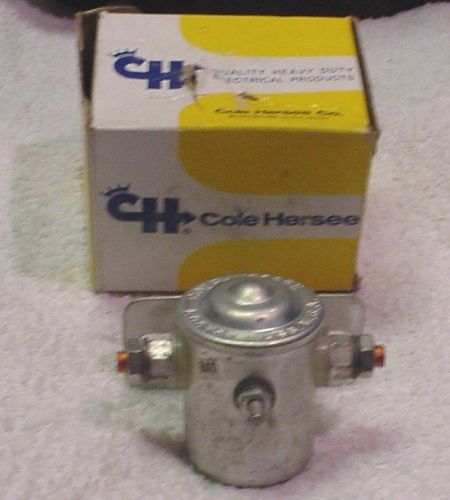 Cole-Hersee 24115 12V Insulated Continuous Duty SPST Solenoid NOS-New Old Stock