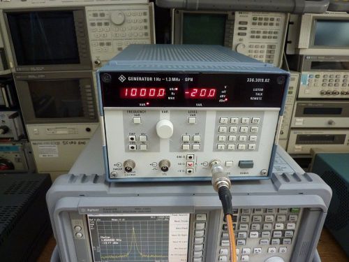 Rohde &amp; schwartz spn 1 hz to 1.3 mhz synthersised signal generator for sale