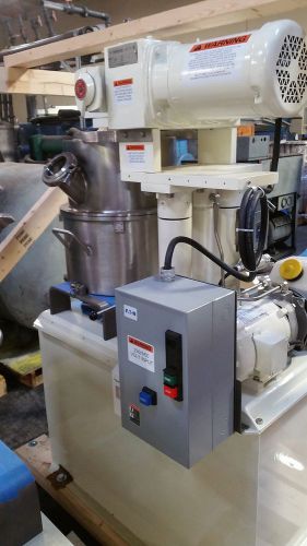 Ross ldm-4 ss vacuum planetary mixer hv blades jacketed for sale