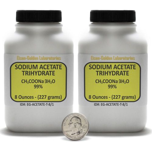 Sodium Acetate Trihydrate [CH3COONa.3H2O] 99% ACS Grade Powder 1 Lb USA