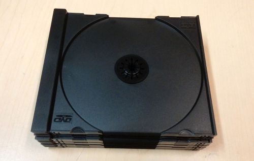Lot of 15 Black Replacement Insert Trays for 10.4mm CD DVD Standard Jewel Cases