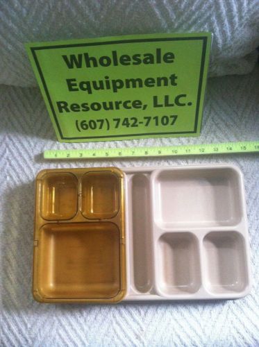 Compartment meal tray system correctional jail healthcare school foodservice for sale