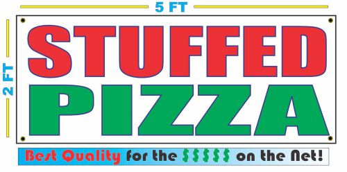 STUFFED PIZZA Banner Sign NEW Larger Size Best Quality for The $$$ Fair Food