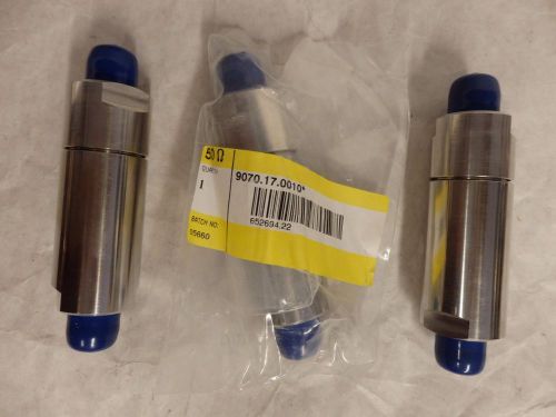Lot of 3 Huber + Suhner 9070.17.0010 2 Female N Connector RF Coaxial  50 ? (I5)