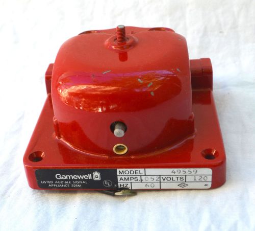 Gamewell Listed Audible Signal Appliance 328M Device Buzzer/Horn Part# 49559