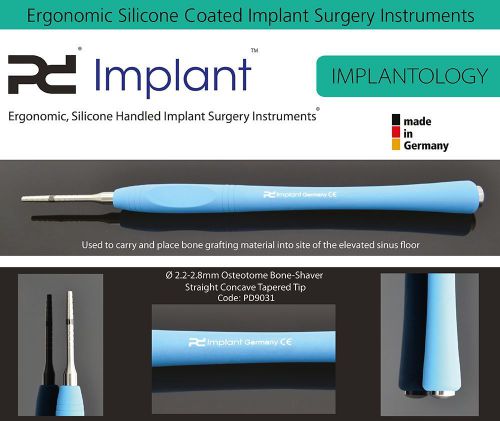 Osteotome Bone-Shaver ? 2.2-2.8mm Straight Concave Tapered, Dental Implant