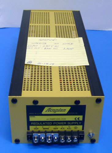 Acopian Gold Box Regulated Power Supply A150MT100-230: 150V DC, 1A
