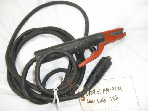 Welder cable 15&#039; electrode holder connector dover weld-pak iv-7004 marco m-340 for sale