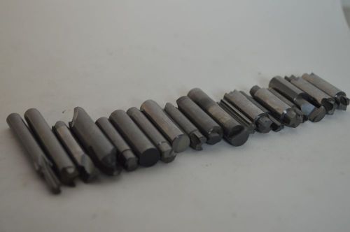 LOT OF (20) MICRO 100 &amp; OTHER SOLID CARBIDE BORING BARS, End Mill, Some Scrap