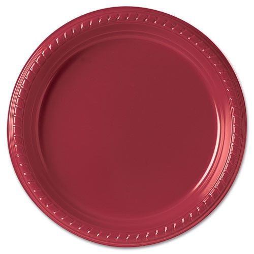 Solo Cups (500 Per Container) 9&#034; Red Plastic Plates