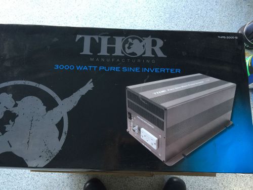 THOR 12 VOLT PURE SINE WAVE  POWER CONVERTER  INVERTER 3000watts  Made  IN USA