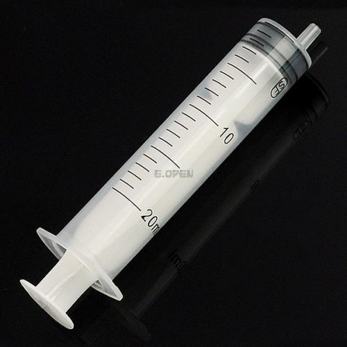 10 x 20ml plastic syringe disposable sampler for lab accurate nutrient measuring for sale
