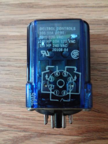 DELTROL CONTROLS 20108-84 120V COIL RELAY FREE SHIPPING !!!