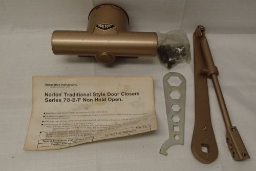 Norton 78 b-f bronze traditional style door closers for sale