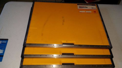 Lot of 3  KODAK X-OMATIC Cassette Regular Screens KP 69065-D