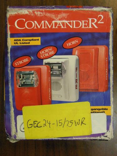 Gentex Commander 2 Evacuation Signal, GEC-15/75WR