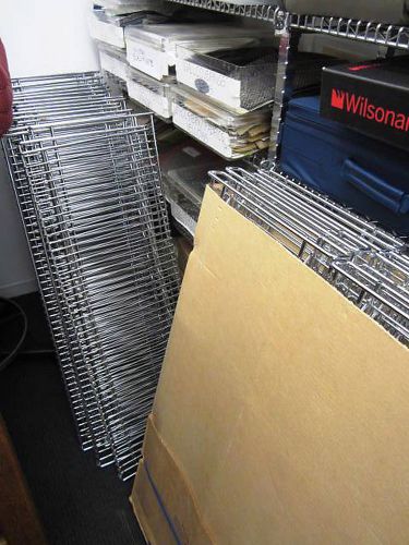 Cari-all adapta plus commercial chrome plate wire shelves 12 x 36&#034; wide no posts for sale