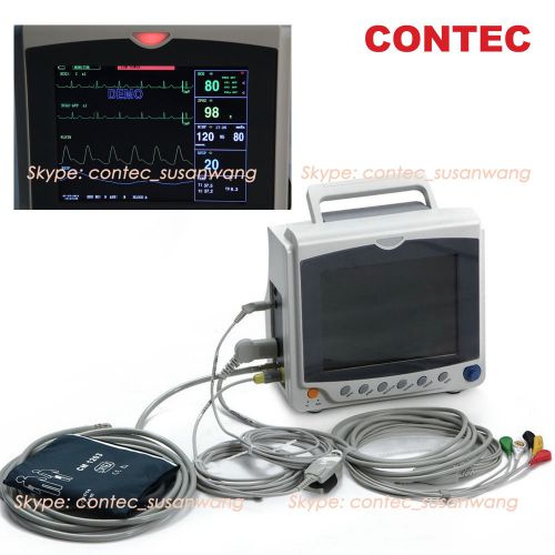 CONTEC ICU vital signs Patient Monitor ECG,NIBP,Spo2,PR CMS6000C