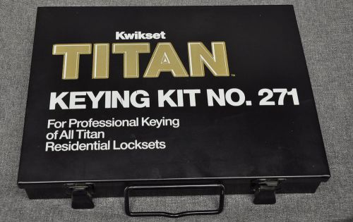 Titan # 271 keying set Kwickset