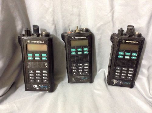 Lot of 3 Motorola Astro Sabers Model III (3) *FOR PARTS/REPAIR*
