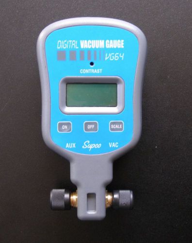 Supco VG64 Vacuum Gauge, Digital Display, 0-12000 microns Range