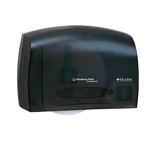 Scott Jumbo Roll (JRT) Coreless Toilet Paper Dispenser (09602), Smoke (Black)