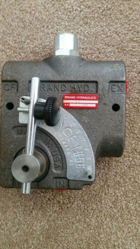 Brand Hydraulics FCR51-3/8 Adjustable Flow Control Valve-Free Shipping