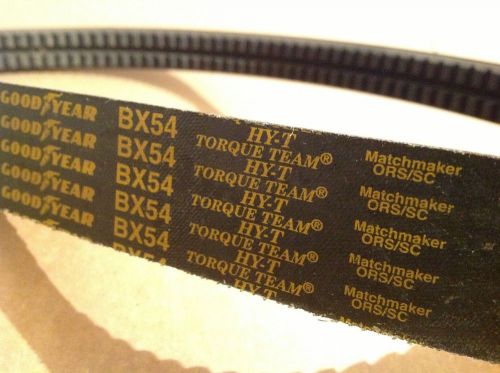 Goodyear hy-t torque team 2 band v belt  bx54  --  2/bx54 for sale