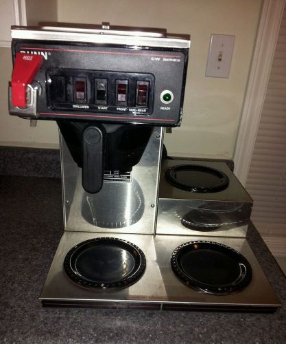Bunn 3-pot Coffee Maker-w/hot water spigot-model# CWTF-15 12950-0212
