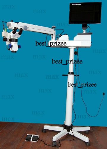 Ophthalmic microscope with beam splitter and ccd camera for sale
