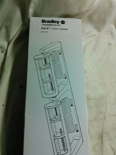 Bradley double roll toilet tissue dispenser. 5241-50