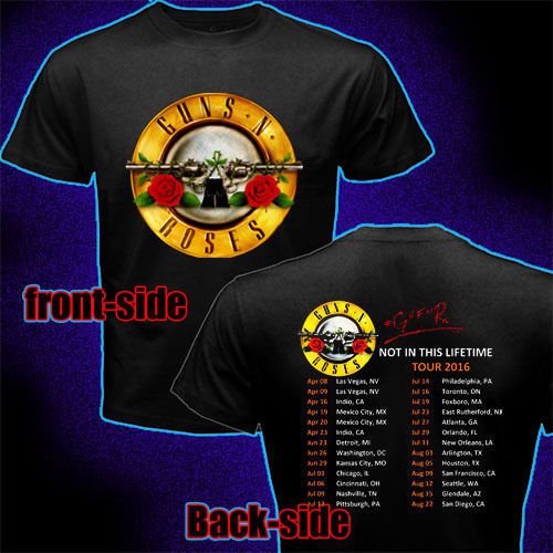 Guns N&#039; Roses GNR In This Lifetime tour 2016 T-Shirt S M L XL 2XL 3XL 4XL 5XL