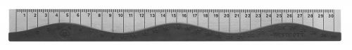 Westcott 12-inch wave ruler, black for sale