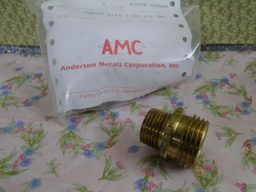 GARDEN HOSE, Brass adapter, 1/2 NPTM x 3/4 M GHT,