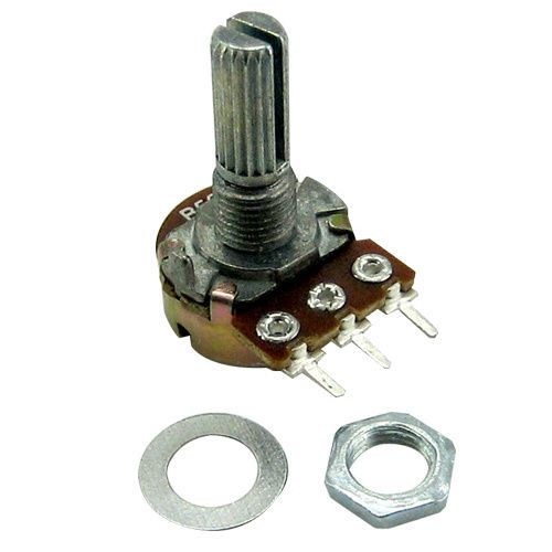 100pcs. B5K 5K Ohm Linear Rotary Potentiometers, 3 Pins, Ship from USA in 2 days