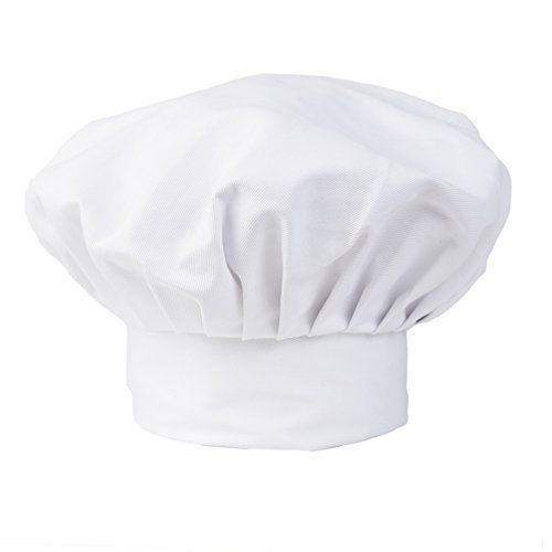 White Chef Hat, 13 inch