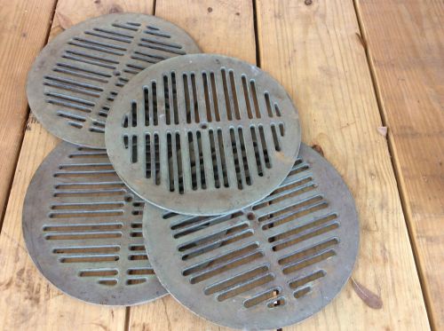 Brass Drain Covers W-1200-HVT  Four/Used 11 1/2 Inches in Diameter